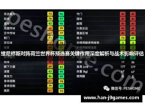 维尼修斯对阵荷兰世界杯预选赛关键作用深度解析与战术影响评估